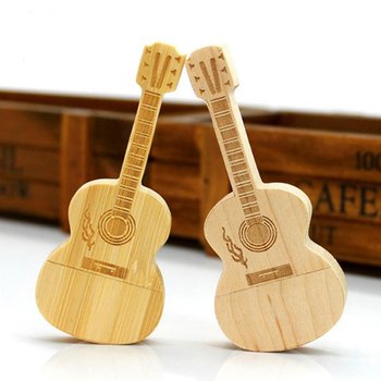 吉他造型木製隨身碟_4